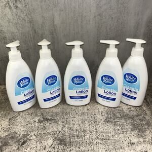 5x White Rain Classic Lotion Moisturizes & Protects Skin w/ Pump 12 oz Each